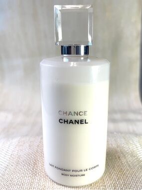 Vintage RARE CHANEL Chance Body Moisture Lotion - White